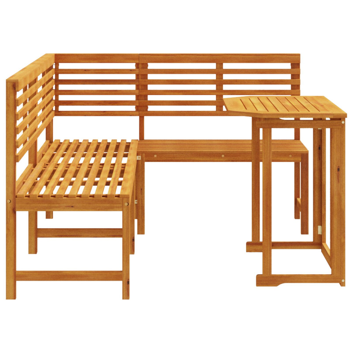 3-delige Tuin Bistro Set van Massief Acaciahout
