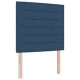 Boxspringbed met Matras Blauw 80x200 cm Stof