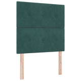 Boxspringbed met Matras Donkergroen Klein Dubbel Velvet
