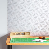 Aluminium Checker Platen - Set van 4, Anti-Slip, 50x30 cm