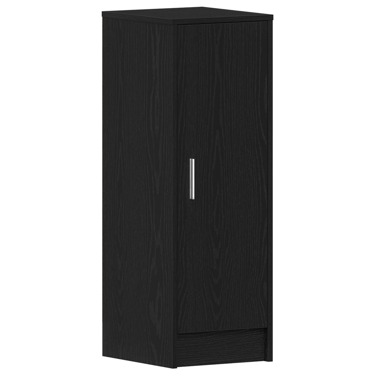 Schoenenkast Zwart Eiken 32x35x92 cm Bewerkt Hout