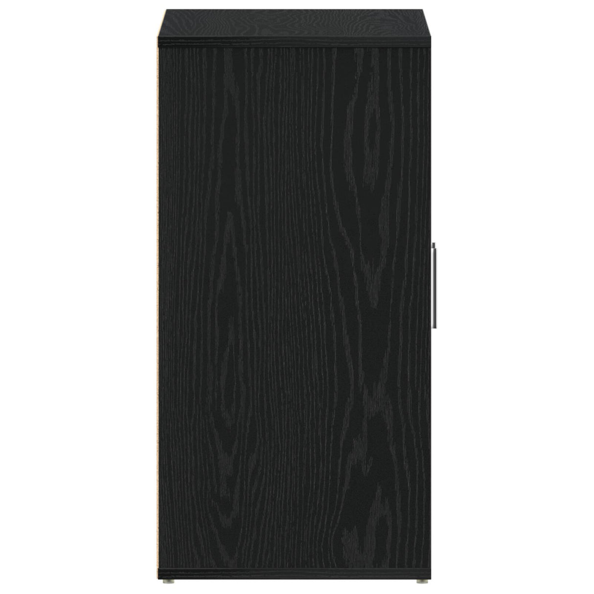 Schoenenkast Zwart Eiken 60x35x70 cm Bewerkt Hout