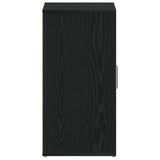 Schoenenkast Zwart Eiken 60x35x70 cm Bewerkt Hout