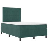 Boxspringbed met Matras Donkergroen Klein Dubbel Velvet