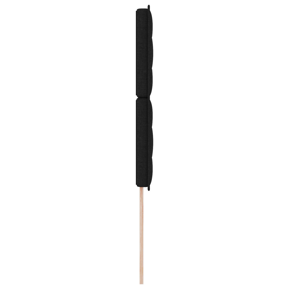 Hoofdbord Zwart Stof 80 cm Hoofdbord Rechthoekig Modern