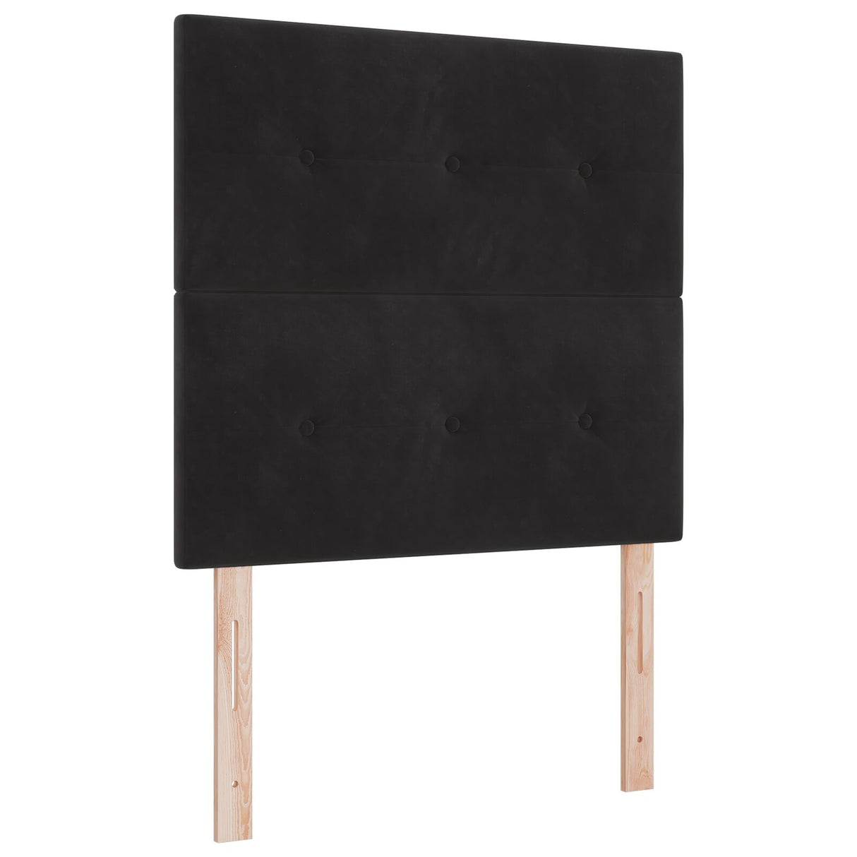 Boxspring Bed met Matras Zwart 80x200 cm Velvet