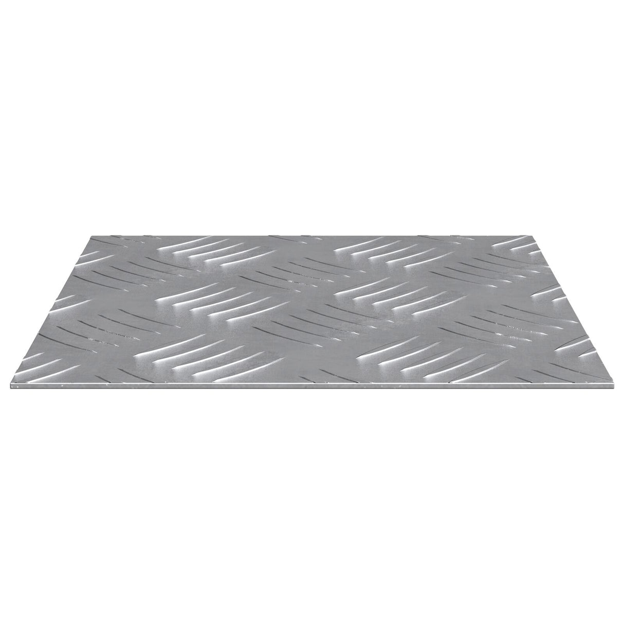 Aluminium Checker Plates 2 pcs Anti-slip 20x20 cm