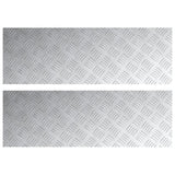 Aluminium Antislip Checkerplaten 2 stuks 90x30 cm