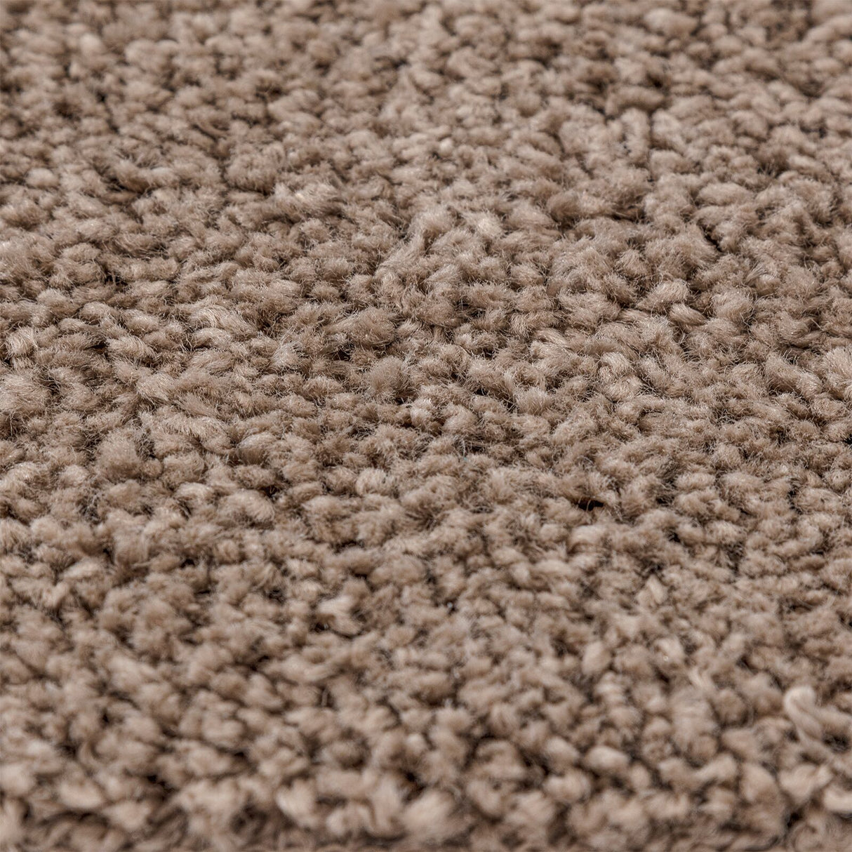 Fluffy Tapijt met Latex Achterkant Bruin 140x200 cm