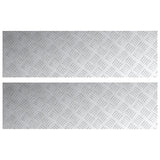 Aluminium Checker Platen 2 stuks Antislip 100x30 cm