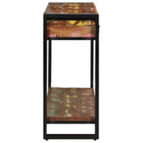 Console Tafel Meerkleurig 120x33x75 cm Massief Hout Gerecycled