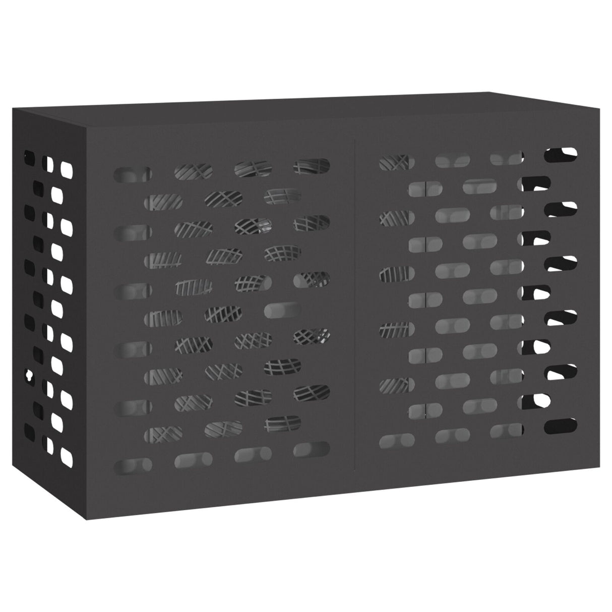 Aircohoes Zwart 90x40x60 cm Staal