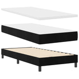 Boxspring Bed met Matras Zwart 80x200 cm Fluweel